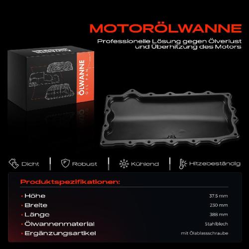 Frankberg 1x Ölwanne Motorölwanne für VW New Beetle 9C1 1Y7 Seat Cordoba 6L2 Ibiza 1998-2010 2.0L Bild Frankberg 1x Ölwanne Motorölwanne für VW New Beetle 9C1 1Y7 Seat Cordoba 6L2 Ibiza 1998-2010 2.0L