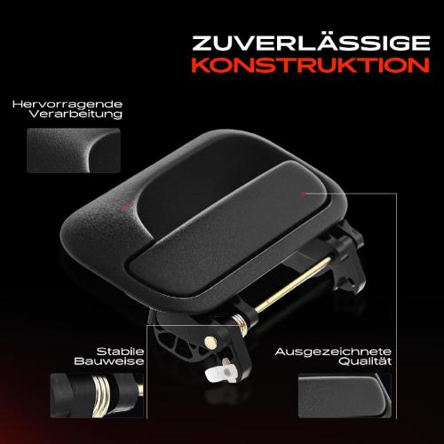 1x Türgriff Hinten Links außen für Opel Corsa B Caravan Kasten/Schrägheck Vectra CC 1993-2003 Bild 1x Türgriff Hinten Links außen für Opel Corsa B Caravan Kasten/Schrägheck Vectra CC 1993-2003