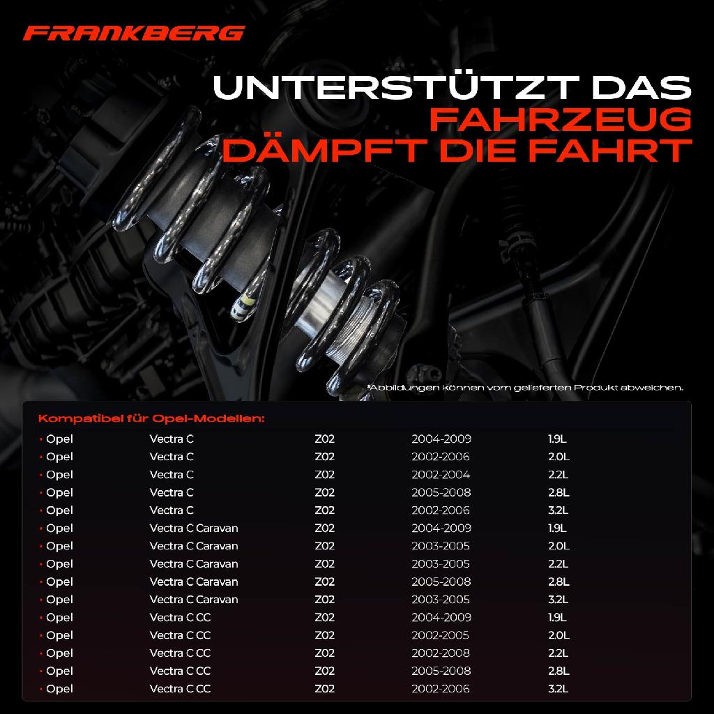 2x Fahrwerksfeder Vorderachse für Opel Vectra C Z02 Vectra C Caravan Vectra C CC 2002-2009