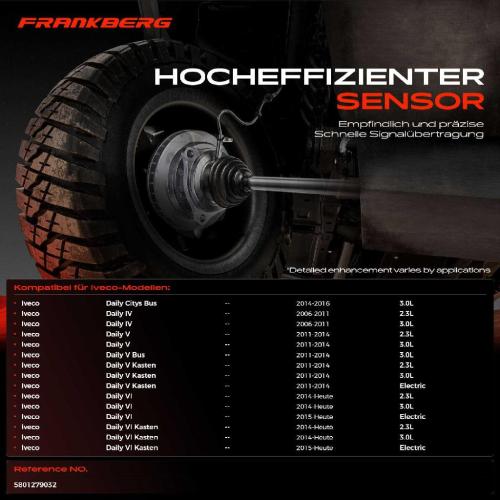 2x ABS Sensor Hinterachse beidseitig für Iveco Daily Citys Bus IV Kasten V VI 3.0L 2.3L Bj ab 2006 Bild 2x ABS Sensor Hinterachse beidseitig für Iveco Daily Citys Bus IV Kasten V VI 3.0L 2.3L Bj ab 2006
