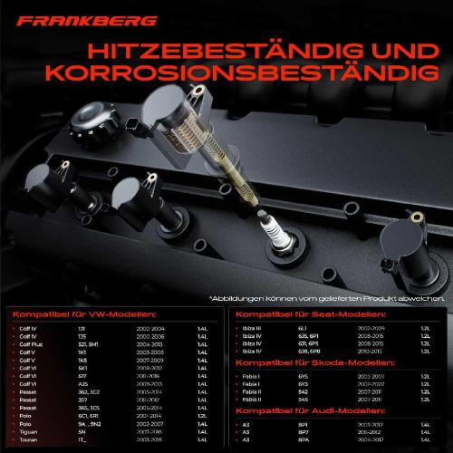 Frankberg 3x Z ndmodul Z ndspule f r VW Golf Plus V VI Polo Passat Beetle Bora Variant Caddy Kasten/MPV Bild Frankberg 3x Z ndmodul Z ndspule f r VW Golf Plus V VI Polo Passat Beetle Bora Variant Caddy Kasten/MPV