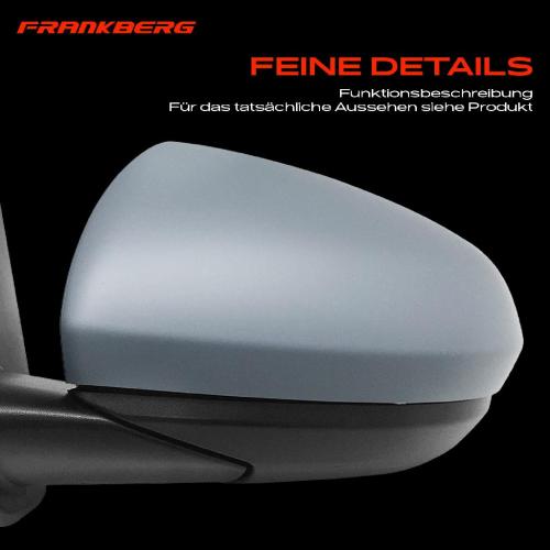 Frankberg 1x Außenspiegel Links für Dacia Duster HM 1.0L 1.2L 1.3L 1.5L 1.6L 2017-2024 Bild Frankberg 1x Außenspiegel Links für Dacia Duster HM 1.0L 1.2L 1.3L 1.5L 1.6L 2017-2024