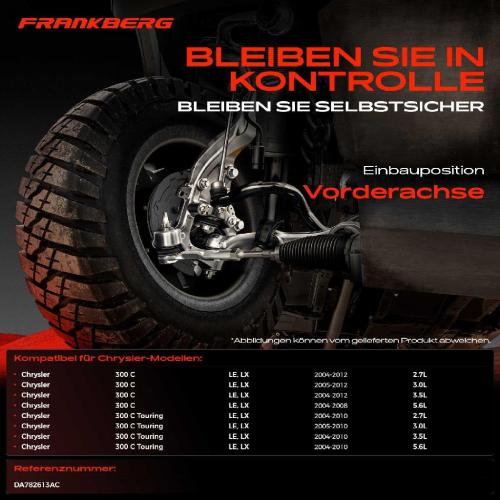1x Querlenker Vorderachse für Chrysler 300 C LE LX 300 C Touring 2.7L 3.0L 3.5L 5.6L 2004-2012 Bild 1x Querlenker Vorderachse für Chrysler 300 C LE LX 300 C Touring 2.7L 3.0L 3.5L 5.6L 2004-2012