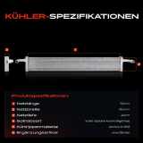 1x Kühler Wasserkühler Motorkühler für Renault Trafic III Bus JG 2,0 Dci Bj ab 2019