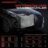 1x Kühler Wasserkühler Motorkühler für VW Polo Audi A1 Seat Skoda 1.0L 1.6L