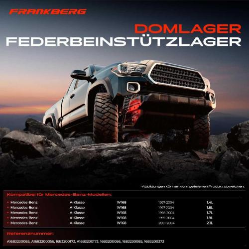 2x Domlager Federbeinstütz lager für Mercedes-Benz W168 A140 A160 A210 Bild 2x Domlager Federbeinstütz lager für Mercedes-Benz W168 A140 A160 A210