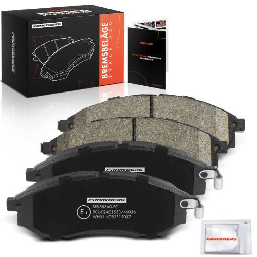 4x Bremsbeläge Vorderachse für Nissan Murano II Van NP300 Navara Pick-up Pritsche/Fahrgestell Bild 4x Bremsbeläge Vorderachse für Nissan Murano II Van NP300 Navara Pick-up Pritsche/Fahrgestell