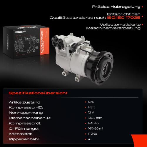 1x Klimakompressor für Hyundai Getz TB 1.3 2002-2005 Bild 1x Klimakompressor für Hyundai Getz TB 1.3 2002-2005