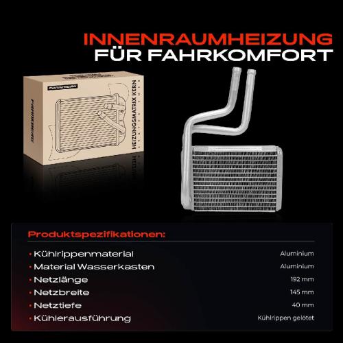 1x Wärmetauscher Innenraumheizung für Ford Cougar EC Mondeo GBP BNP Jaguar X-Type Bild 1x Wärmetauscher Innenraumheizung für Ford Cougar EC Mondeo GBP BNP Jaguar X-Type