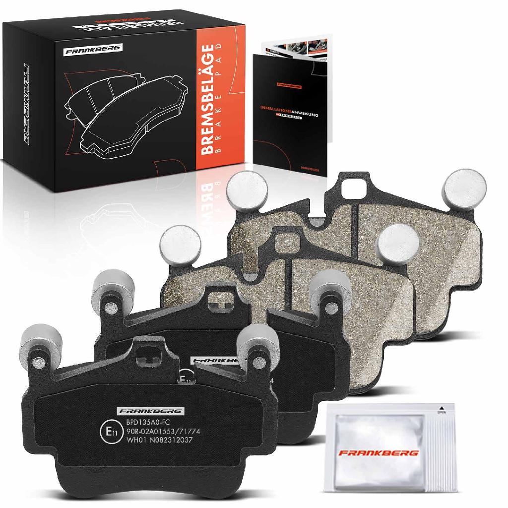 4x Bremsbeläge Vorderachse für Porsche 911 Cabriolet Targa Boxster Spyder Cayman 2004-2012