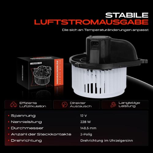 Frankberg 1x Gebläsemotor Innenraumgebläse für Fiat Ducato 230 244 1999-2006 Bild Frankberg 1x Gebläsemotor Innenraumgebläse für Fiat Ducato 230 244 1999-2006
