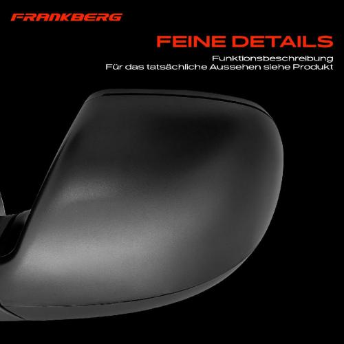 Frankberg 1x Außenspiegel Links für VW Amarok 2H S1B S6B S7 2.0L 3.0L 2010-2022 Bild Frankberg 1x Außenspiegel Links für VW Amarok 2H S1B S6B S7 2.0L 3.0L 2010-2022