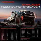 2x Domlager Federbeinstütz lager für Hyundai i40 VF iX35 EL ELH KIA Carens
