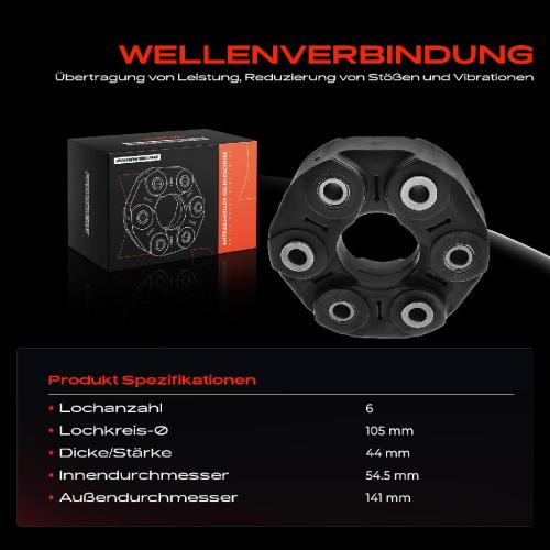 1x Gelenkscheibe Hardyscheibe Kardanwelle für BMW 3er E90 E91 E92 E93 325d 330d E60 E61 E63 E64 Bild 1x Gelenkscheibe Hardyscheibe Kardanwelle für BMW 3er E90 E91 E92 E93 325d 330d E60 E61 E63 E64