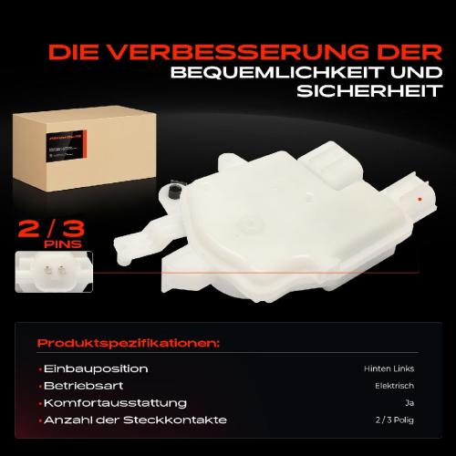 1x Türschloss Hinten Links für Mazda 5 CR CW 1.8L 2.0L 2.3L 1.6L Bj ab 2005 Bild 1x Türschloss Hinten Links für Mazda 5 CR CW 1.8L 2.0L 2.3L 1.6L Bj ab 2005