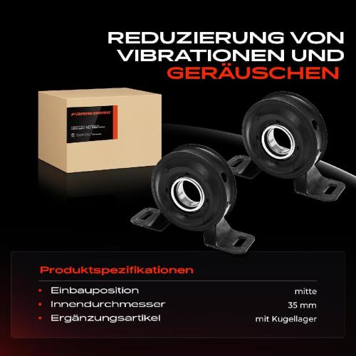 2x Lagerung Gelenkwelle Kardanwellenlager für Ford Transit Bus FA FF FM Tourneo Bild 2x Lagerung Gelenkwelle Kardanwellenlager für Ford Transit Bus FA FF FM Tourneo