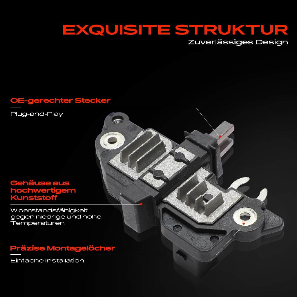 1x Lichtmaschinenregler Generatorregler für Mercedes-Benz Sprinter 3-T Kasten B906