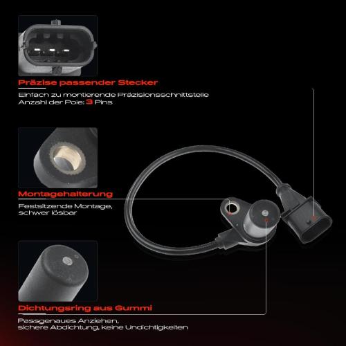 1x Kurbelwellensensor Impulsgeber für Opel Astra G Astra H Honda Civic VII 1.7L Bild 1x Kurbelwellensensor Impulsgeber für Opel Astra G Astra H Honda Civic VII 1.7L