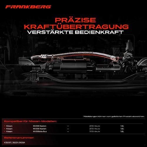 1x Seilzug Feststellbremse Hinterachse links für Nissan NV200/Evalia Bus Kasten 1.6L Bild 1x Seilzug Feststellbremse Hinterachse links für Nissan NV200/Evalia Bus Kasten 1.6L
