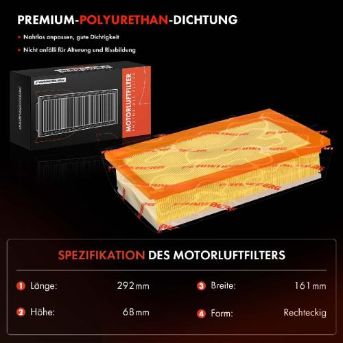 1x Luftfilter Filtereinsatz für Opel Zafira Vivaro Peugeot 308 Citroën C4 C5 Toyota Bild 1x Luftfilter Filtereinsatz für Opel Zafira Vivaro Peugeot 308 Citroën C4 C5 Toyota