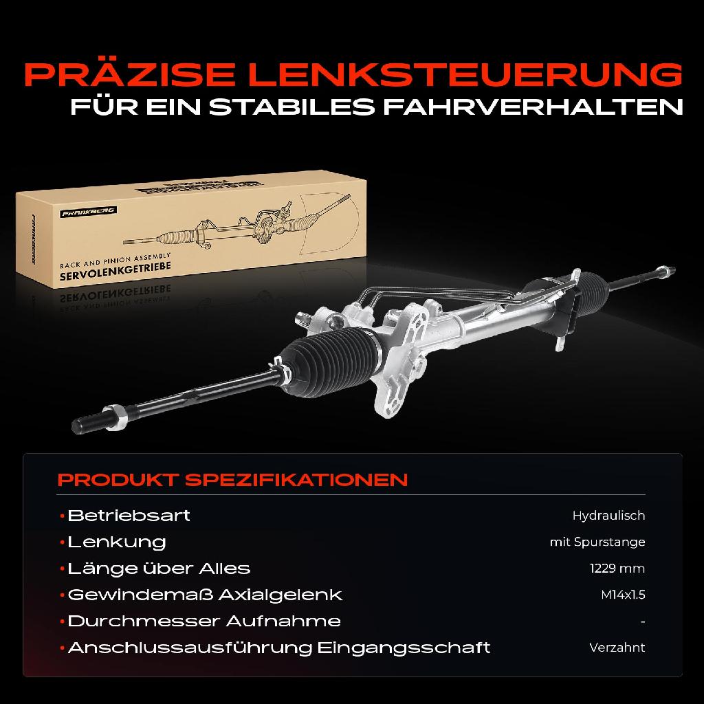 1x Lenkgetriebe Servolenkgetriebe für VW Golf III IV Seat Cordoba Inca