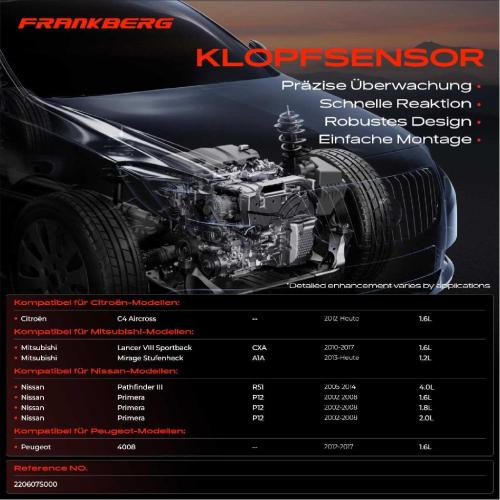 1x Klopfsensor Klopfgeber für Nissan Almera II Micra III Peugeot 4008 Mitsubishi Bild 1x Klopfsensor Klopfgeber für Nissan Almera II Micra III Peugeot 4008 Mitsubishi