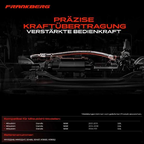 2x Seilzug Feststellbremse Hinterachse beidseitig für Mitsubishi Grandis NAW 2.0L 2.4L 2004-2011 Bild 2x Seilzug Feststellbremse Hinterachse beidseitig für Mitsubishi Grandis NAW 2.0L 2.4L 2004-2011