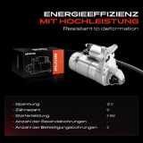 1x Anlasser Starter für Lexus GS S19 IS II E2 LS F4 4.6L 5.0L 2006-2013