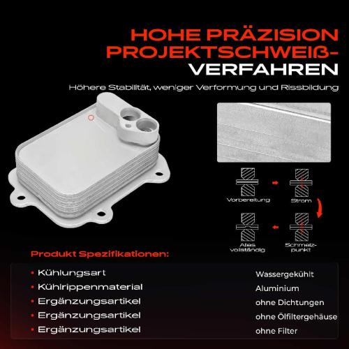 Frankberg 1x Ölkühler Motoröl für VW Golf Polo Passat Jetta Skoda Octavia Yeti Audi A3 Seat Bild Frankberg 1x Ölkühler Motoröl für VW Golf Polo Passat Jetta Skoda Octavia Yeti Audi A3 Seat