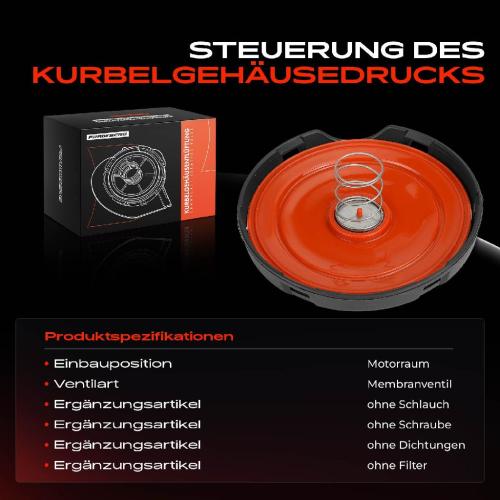 1x Ventil Kurbelgehäusentlüftung für VW Multivan 7E Sharan 7M T5 7E Seat Alhambra Bild 1x Ventil Kurbelgehäusentlüftung für VW Multivan 7E Sharan 7M T5 7E Seat Alhambra