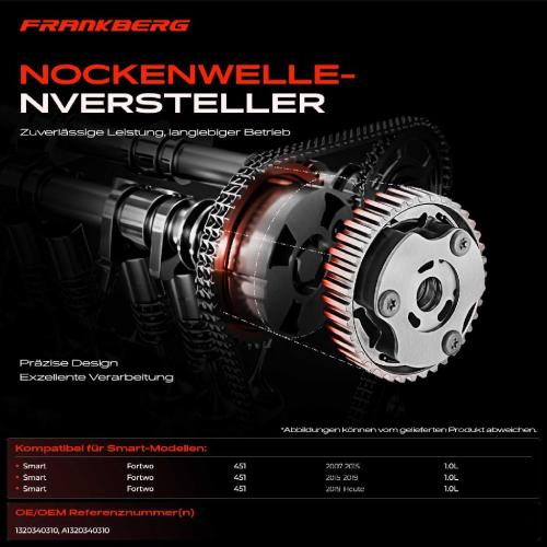 1x Nockenwellenversteller für Smart Fortwo Cabrio Coupe 451 Bild 1x Nockenwellenversteller für Smart Fortwo Cabrio Coupe 451