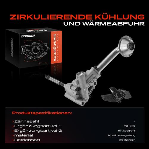 Frankberg 1x Ölpumpe für Audi 100 Avant 4A 80 Avant 8C A6 Avant 4A Cabriolet Coupe Bild Frankberg 1x Ölpumpe für Audi 100 Avant 4A 80 Avant 8C A6 Avant 4A Cabriolet Coupe