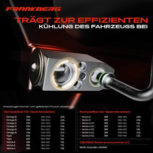 1x Expansionsventil Klimaanlage für Opel Corsa B S93 Omega B Tigra Vectra A CC J89 Bild 1x Expansionsventil Klimaanlage für Opel Corsa B S93 Omega B Tigra Vectra A CC J89