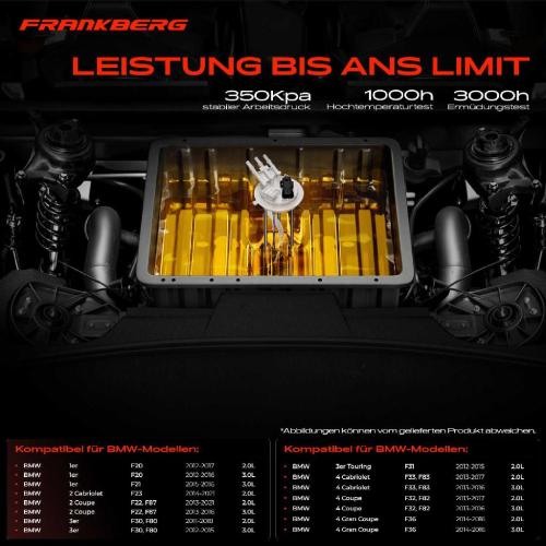 1x Kraftstoffpumpe für BMW 1er F20 F21 2 Cabriolet F23 2 Coupe F22 F87 F34 F30 F80 F31 F33 F83 F32 F82 F36 Bild 1x Kraftstoffpumpe für BMW 1er F20 F21 2 Cabriolet F23 2 Coupe F22 F87 F34 F30 F80 F31 F33 F83 F32 F82 F36