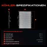 1x Kühler Wasserkühler Motorkühler für Mazda 2 Stufenheck DL DJ 2014-2017