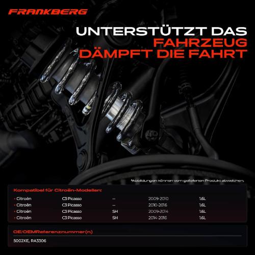 2x Fahrwerksfeder Vorderachse für Citroën C3 Picasso SH 1.6L 2009-2016 Bild 2x Fahrwerksfeder Vorderachse für Citroën C3 Picasso SH 1.6L 2009-2016