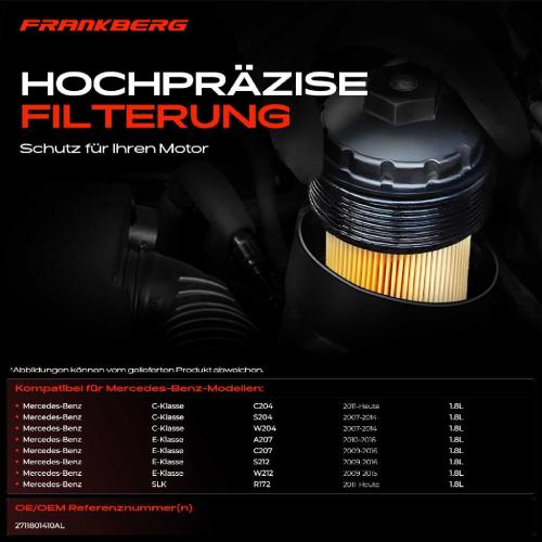 1x Ölfiltergehäuse für Mercedes-Benz C-Klasse W204 E-Klasse W212 A207 C207 R172 Bild 1x Ölfiltergehäuse für Mercedes-Benz C-Klasse W204 E-Klasse W212 A207 C207 R172