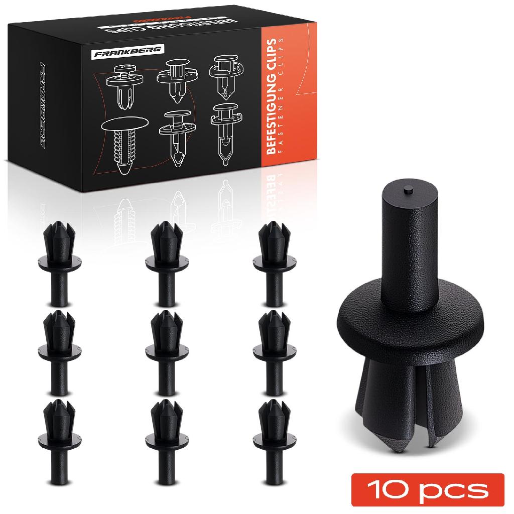 Frankberg 10x Befestigungsclips Kotflügel für BMW 3er E36 318-328 M3 5er E39 520-540 M5