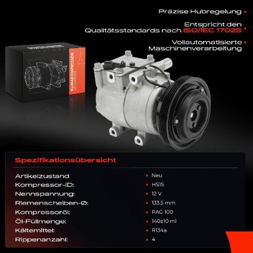 Frankberg 1x Klimakompressor für Hyundai Coupe RD Lantra II J-2 Kombi 1.6L 1.8L 2.0L 1997-2000 Bild Frankberg 1x Klimakompressor für Hyundai Coupe RD Lantra II J-2 Kombi 1.6L 1.8L 2.0L 1997-2000