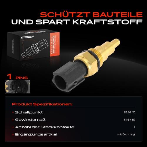 1x Temperaturschalter Kühlerlüfter für Mazda 323 BG 626 III GD 121 II MX-5 NA MX-3 Bild 1x Temperaturschalter Kühlerlüfter für Mazda 323 BG 626 III GD 121 II MX-5 NA MX-3
