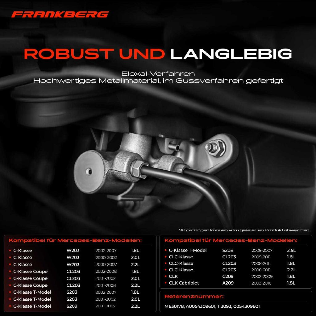 1x Hauptbremszylinder Bremszylinder für Mercedes-Benz C-Klasse W203 CL203 S203 CLC CL203 CLK C209