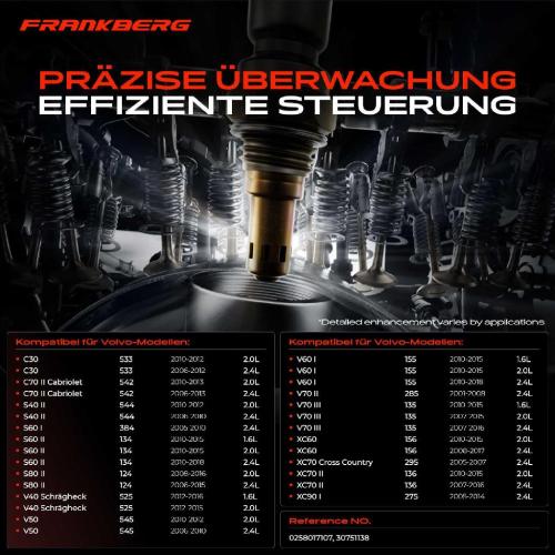 Frankberg 1x Lambdasonde Regelsonde Vor Katalysator für Volvo S40 S80 S60 XC70 V50 V60 V40 C30 C70 Bild Frankberg 1x Lambdasonde Regelsonde Vor Katalysator für Volvo S40 S80 S60 XC70 V50 V60 V40 C30 C70