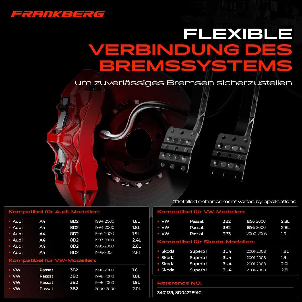 1x Ausgleichsbehälter Schlauch für VW Passat 3B Audi A4 B5 Skoda Superb I 1.6L-2.8L