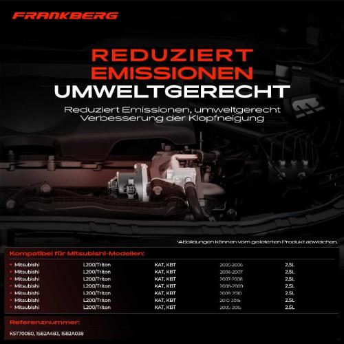 1x AGR-Ventil Abgasrückführungsventil für Mitsubishi L200/Triton KAT KBT 2.5L 2005-2015 Bild 1x AGR-Ventil Abgasrückführungsventil für Mitsubishi L200/Triton KAT KBT 2.5L 2005-2015