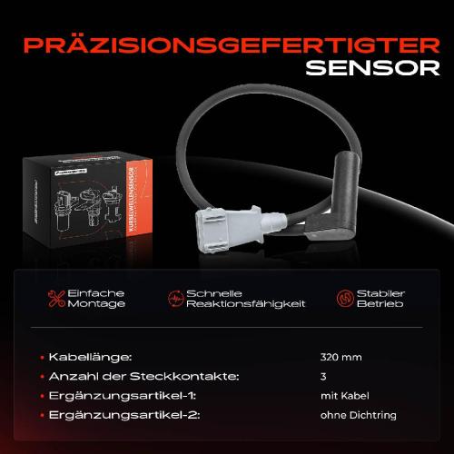 1x Kurbelwellensensor Impulsgeber für Peugeot 206 306 405 406 Expert Citroën Berlingo Xantia XM Bild 1x Kurbelwellensensor Impulsgeber für Peugeot 206 306 405 406 Expert Citroën Berlingo Xantia XM