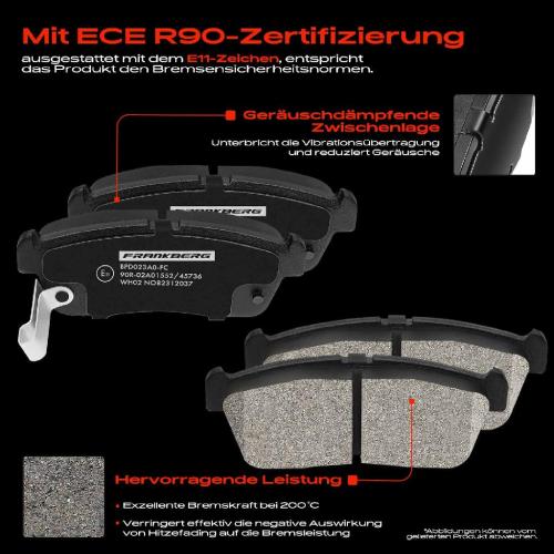 4x Bremsbeläge Vorderachse für Daihatsu Copen Cuore VI VII Sirion Trevis YRV Nissan Pixo Subaru Justy IV Bild 4x Bremsbeläge Vorderachse für Daihatsu Copen Cuore VI VII Sirion Trevis YRV Nissan Pixo Subaru Justy IV