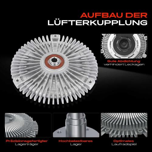 Frankberg 1x Lüfterkupplung Kühlerlüfte für VW LT 28-35 II 2DB LT 28-46 II 2DA 2DC 2.8L Bild Frankberg 1x Lüfterkupplung Kühlerlüfte für VW LT 28-35 II 2DB LT 28-46 II 2DA 2DC 2.8L