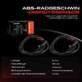 2x ABS Sensor Hinten für Mercedes-Benz C204 W212 A207 C207 S212 6.2L 2.1L 1.8L 2009-2016