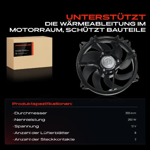 Frankberg 1x Motorkühller Einfachlüfter ohne Kühlerlüfterrahmen Citroën Berlingo C5 C8 Xsara Bild Frankberg 1x Motorkühller Einfachlüfter ohne Kühlerlüfterrahmen Citroën Berlingo C5 C8 Xsara