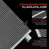 1x Kondensator Klimaanlage für Citroën C2 C3 DS3 Peugeot 1007 2008 207 208